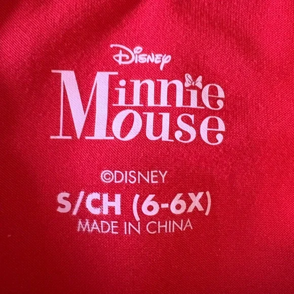 Minnie Mouse Dress‎ and Carry Case Size 6/6X NWOT - Picture 2 of 5